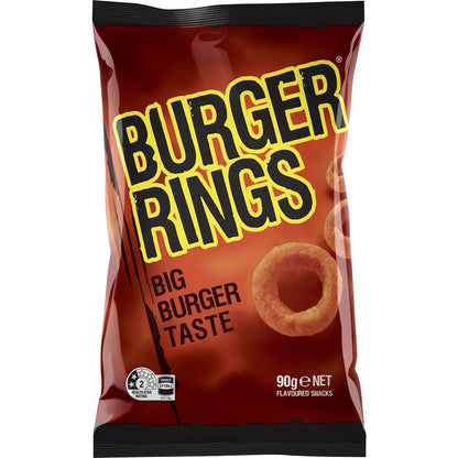 Burger Rings Burger Snacks 90g