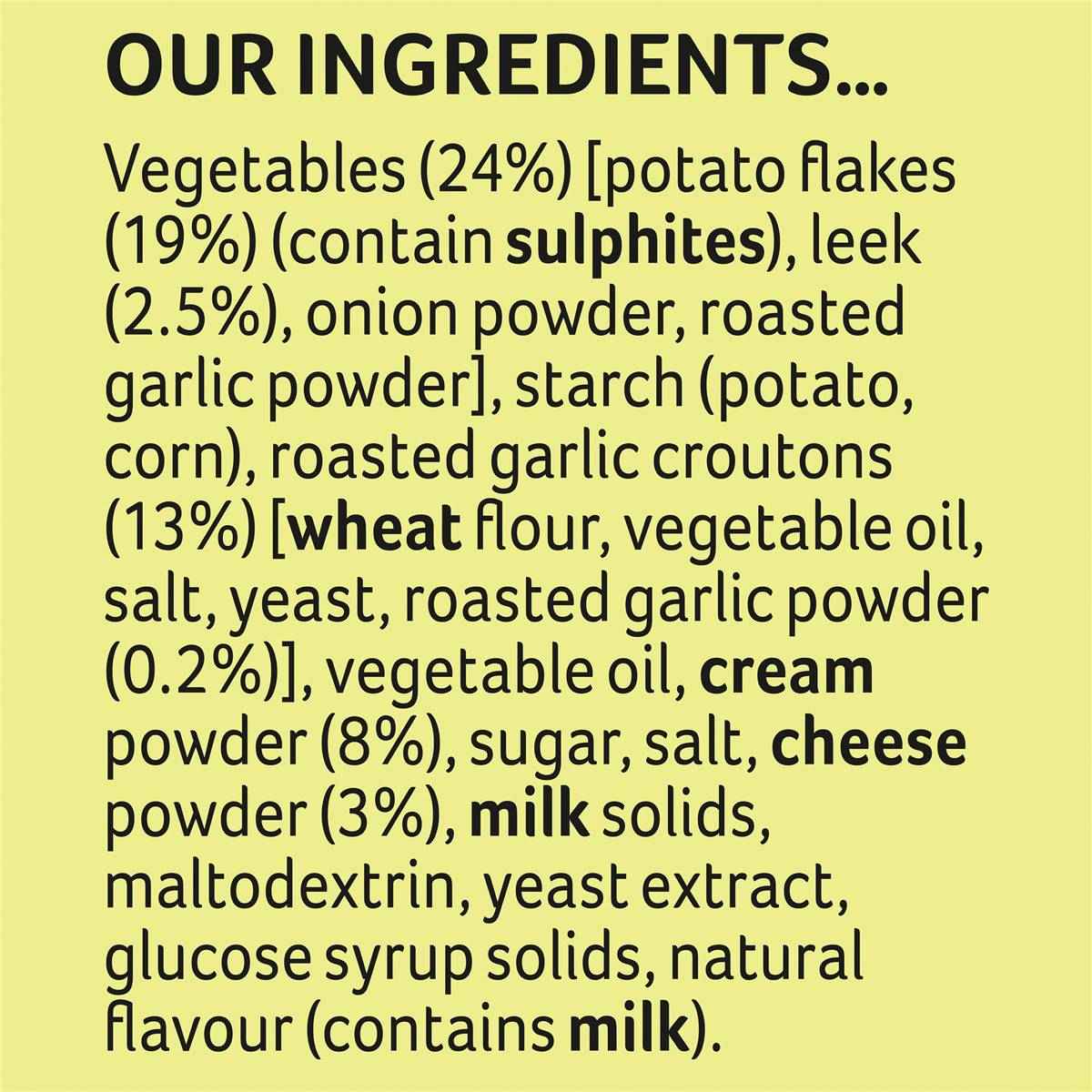 Continental Soup Sensations Farmhouse Potato & Leek Serves 2 60g