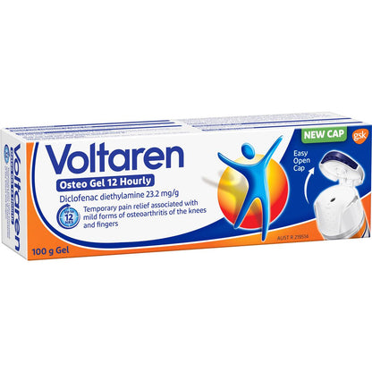 Voltaren 12 Hourly Pain Relief Osteo Gel 100g