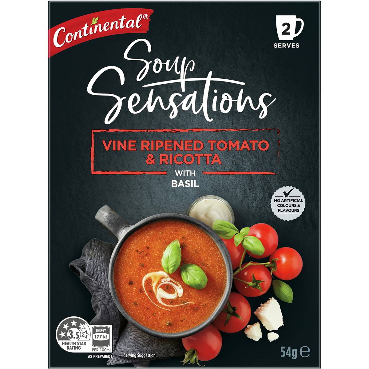 Continental Soup Sensations Vine Ripened Tomato & Ricotta Serves 2 54g