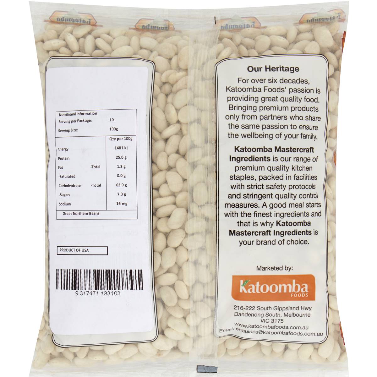 Katoomba Great Northern Beans Dry 1kg