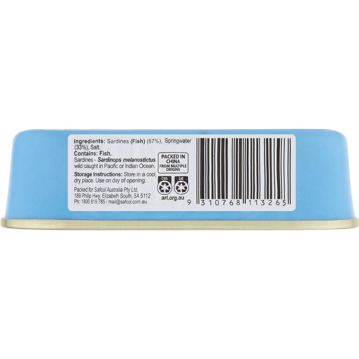 Deep Cove Sardines In Springwater 125g