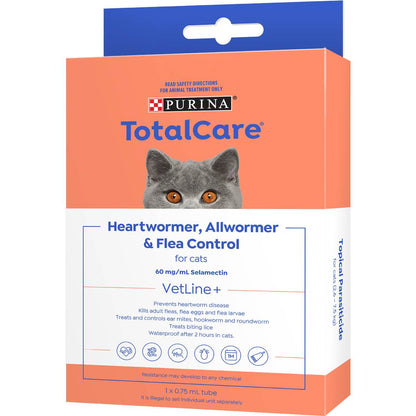 Total Care Heartwormer Allwormer & Flea Control For Cats Each