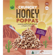 Woolworths Crunchy Honey Poppas 650g