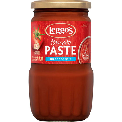 Leggo's Australian Grown Tomato Paste No Added Salt 500g