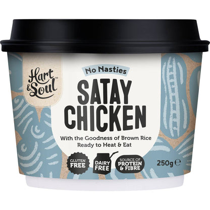 Hart & Soul All Natural Supergrain Satay Chicken 250g