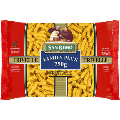 San Remo Pasta Trivelle Family Pack 750g