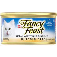 Fancy Feast Adult Cat Food Ocean Whitefish & Tuna 85g
