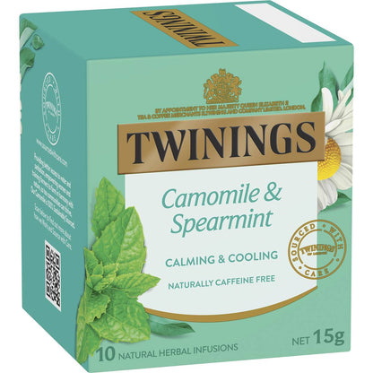 Twinings Camomile & Spearmint Tea Bags 10 Pack