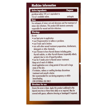Betadine Antiseptic Topical Solution 100mL