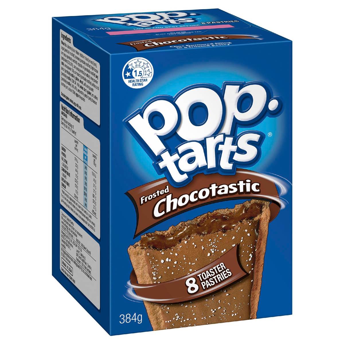 Kellogg's Pop Tarts Frosted Chocotastic Toaster Pastries 384g
