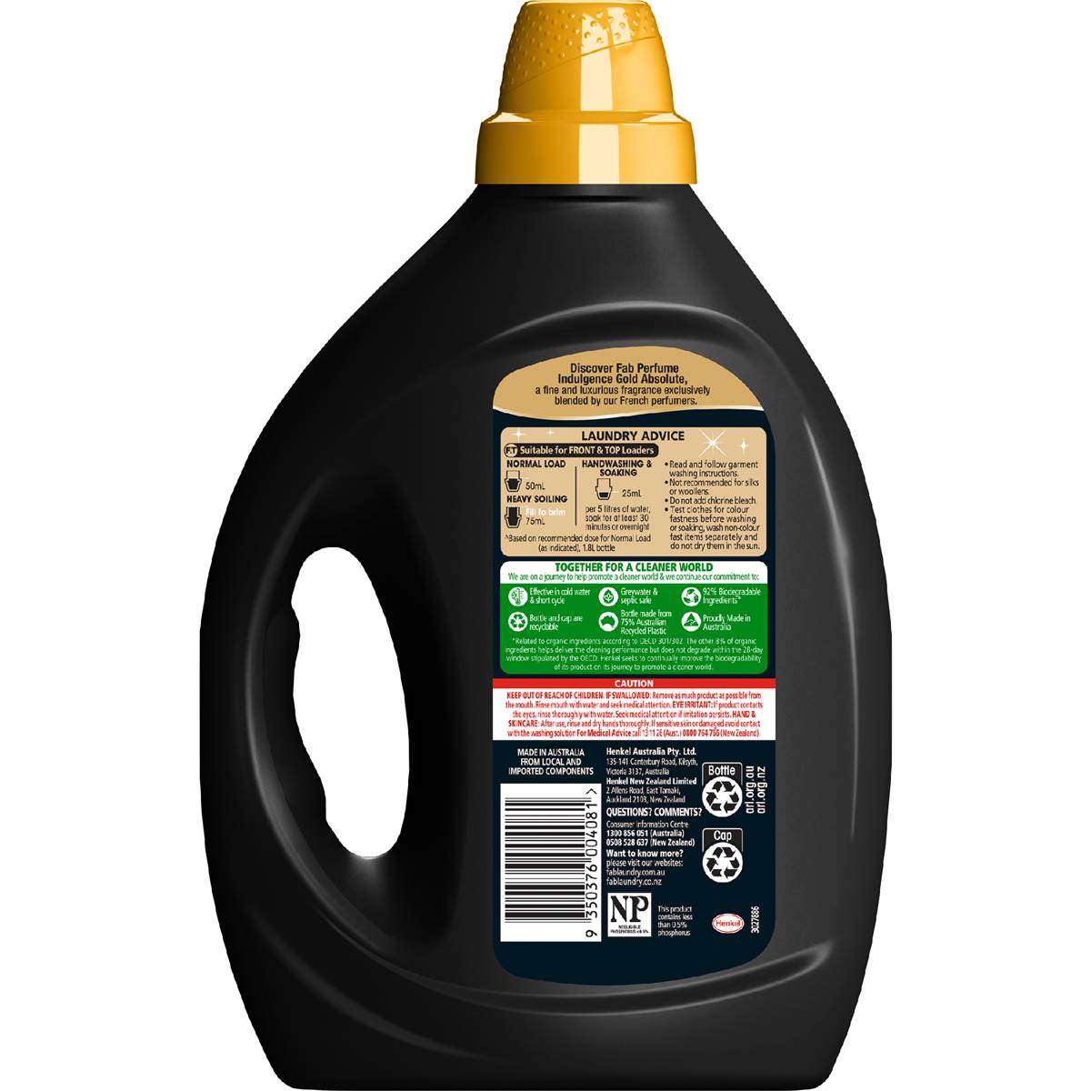 Fab Laundry Liquid Gold Absolute 1.8L