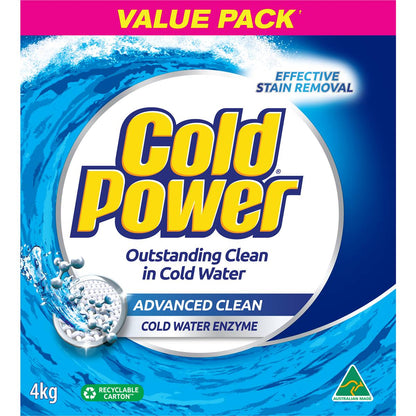 Cold Power Advanced Clean Laundry Washing Powder Detergent 4kg