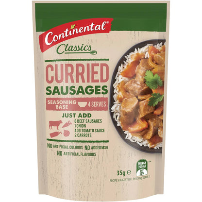 Continental Recipe Base Curried Sausages 35g