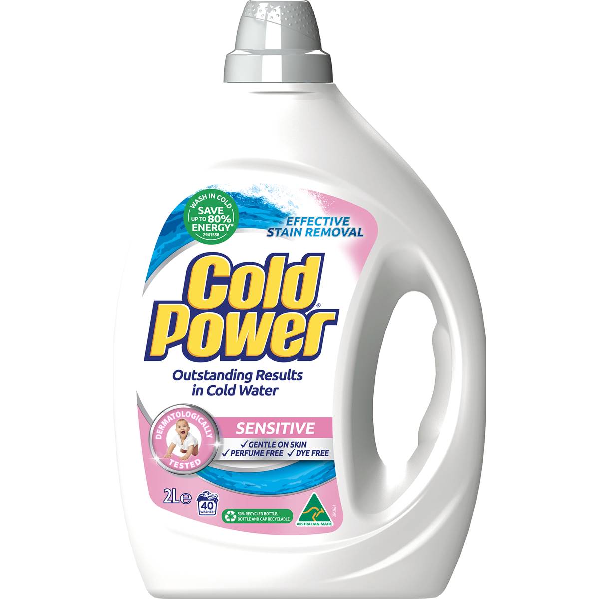 Cold Power Sensitive Laundry Liquid Washing Detergent 2L