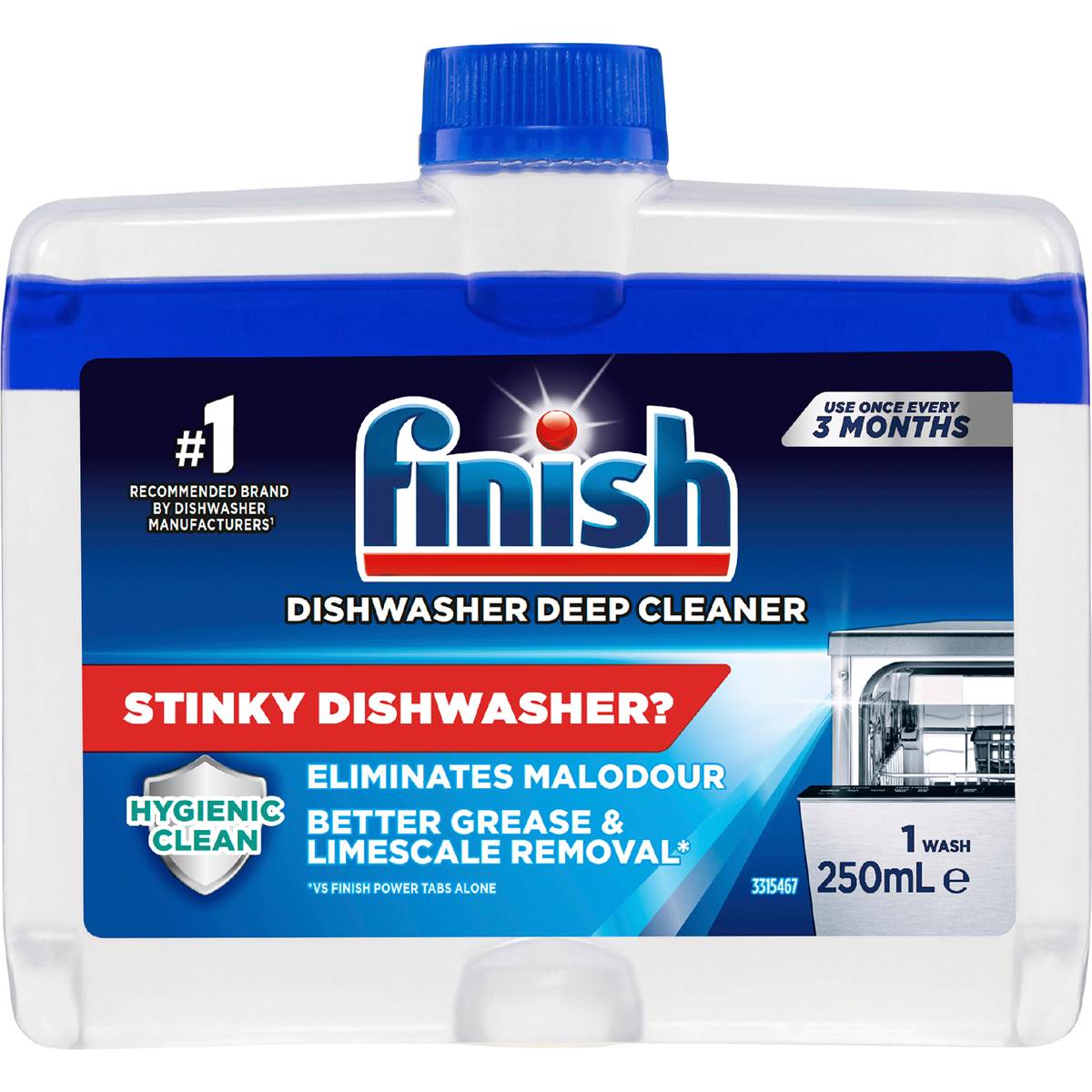 Finish Dishwasher Deep Cleaner 250ml