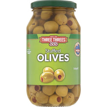 Three Threes Olives Stuffed 500g