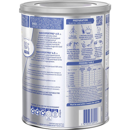 Nestle NAN ExpertPro A.R For Regurgitation Formula 800g