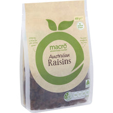 Macro Australian Raisins 400g