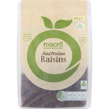 Macro Australian Raisins 400g