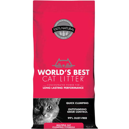 World's Best Multiple Cat Clumping Litter 3.63Kg