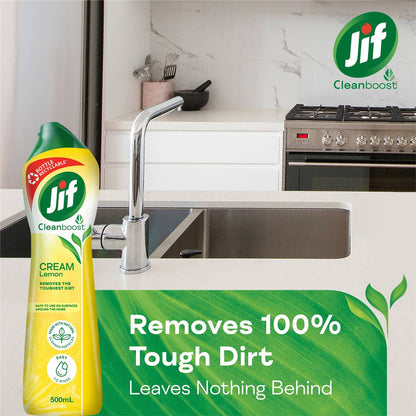 Jif Cream Cleanser With Micro Particles Lemon 500ml