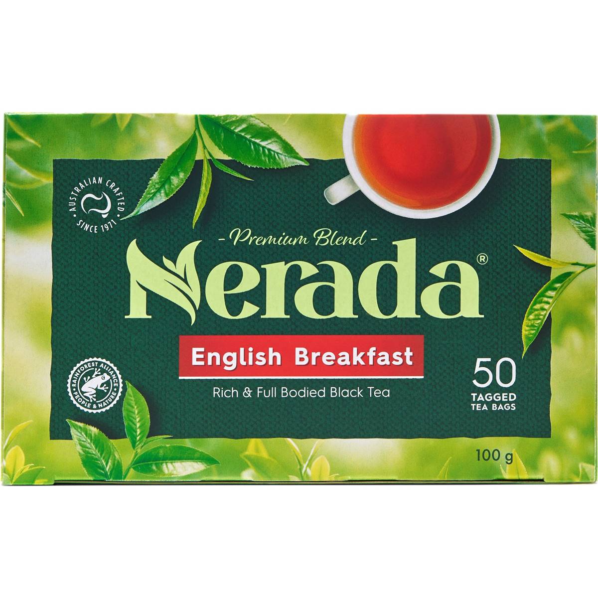 Nerada Tea Bags 50 Pack 100g