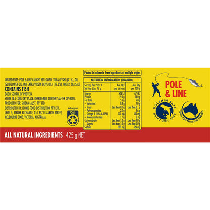 Sirena Tuna In Oil Italian Style 425g