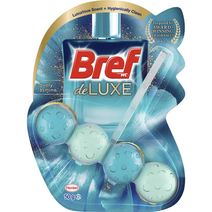 Bref Deluxe Lovely Jasmine Toilet Cleaner Block 50g