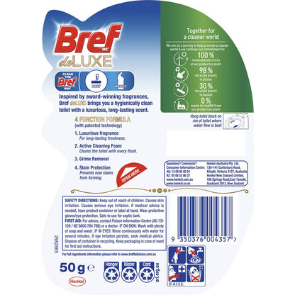 Bref Deluxe Lovely Jasmine Toilet Cleaner Block 50g