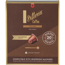 Vittoria Italian Nespresso Compatible Coffee Capsules Pack 20