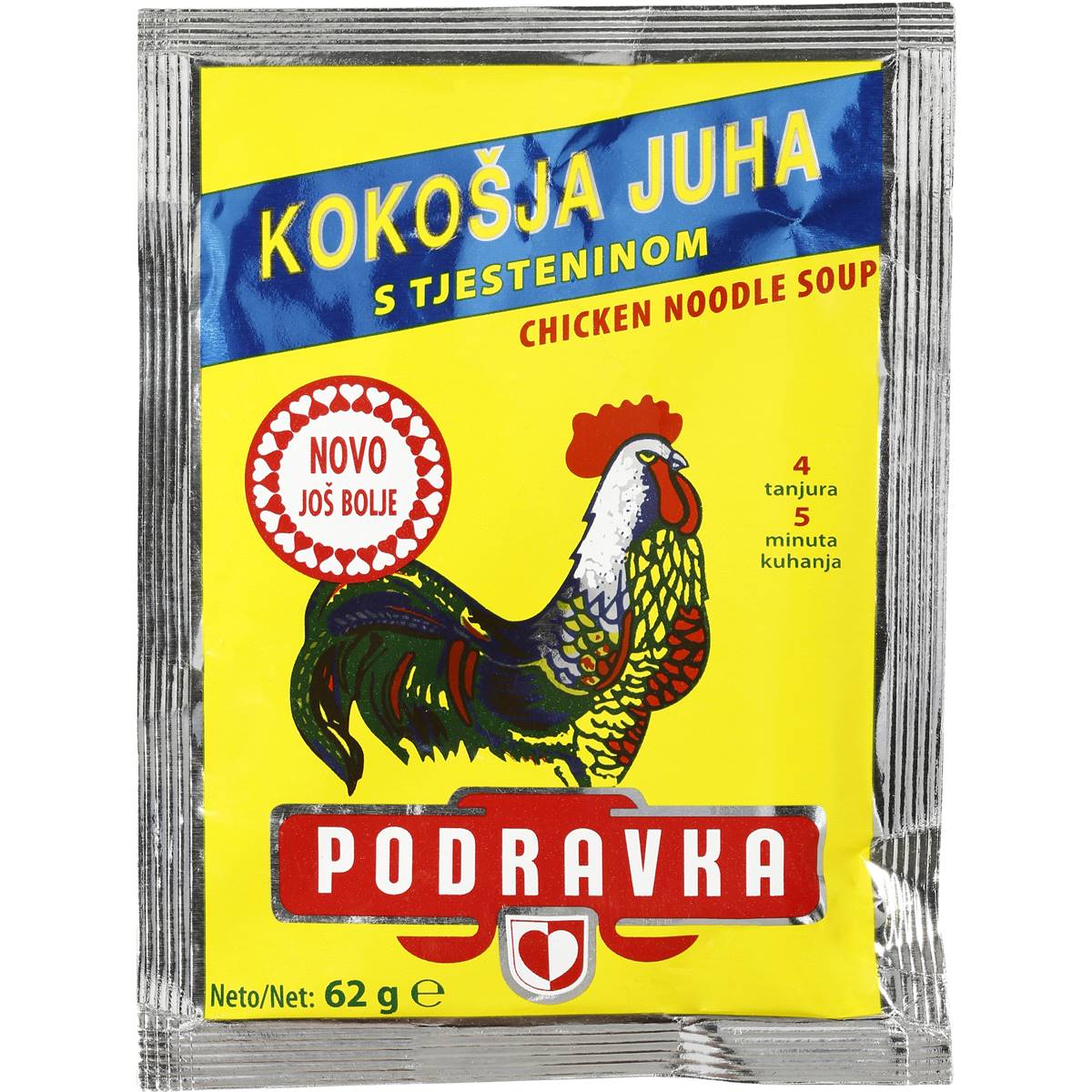 Podravka European Foods Chicken Noodle Soup 62g