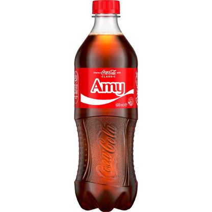 Coca-Cola Classic Soft Drink Bottle 600ml