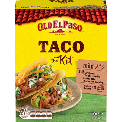 Old El Paso Taco Kit Mexican Style Taco Kit 290g