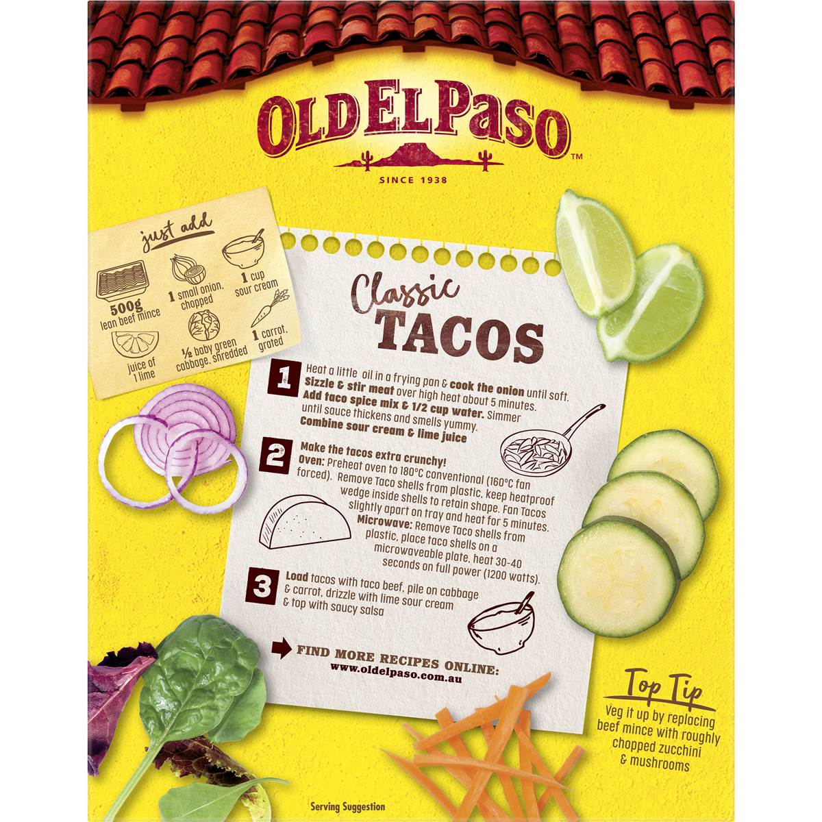Old El Paso Taco Kit Mexican Style Taco Kit 290g