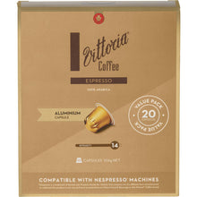 Vittoria Espresso Nespresso Compatible Coffee Capsules Pack 20