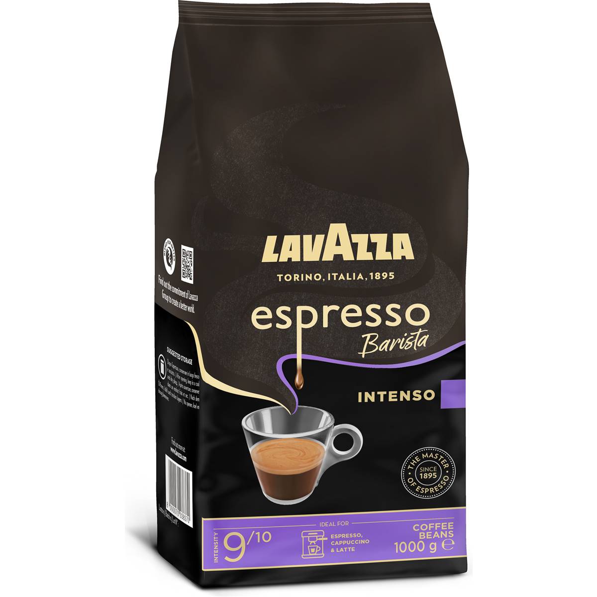Lavazza Espresso Barista Intenso Coffee Beans 1kg