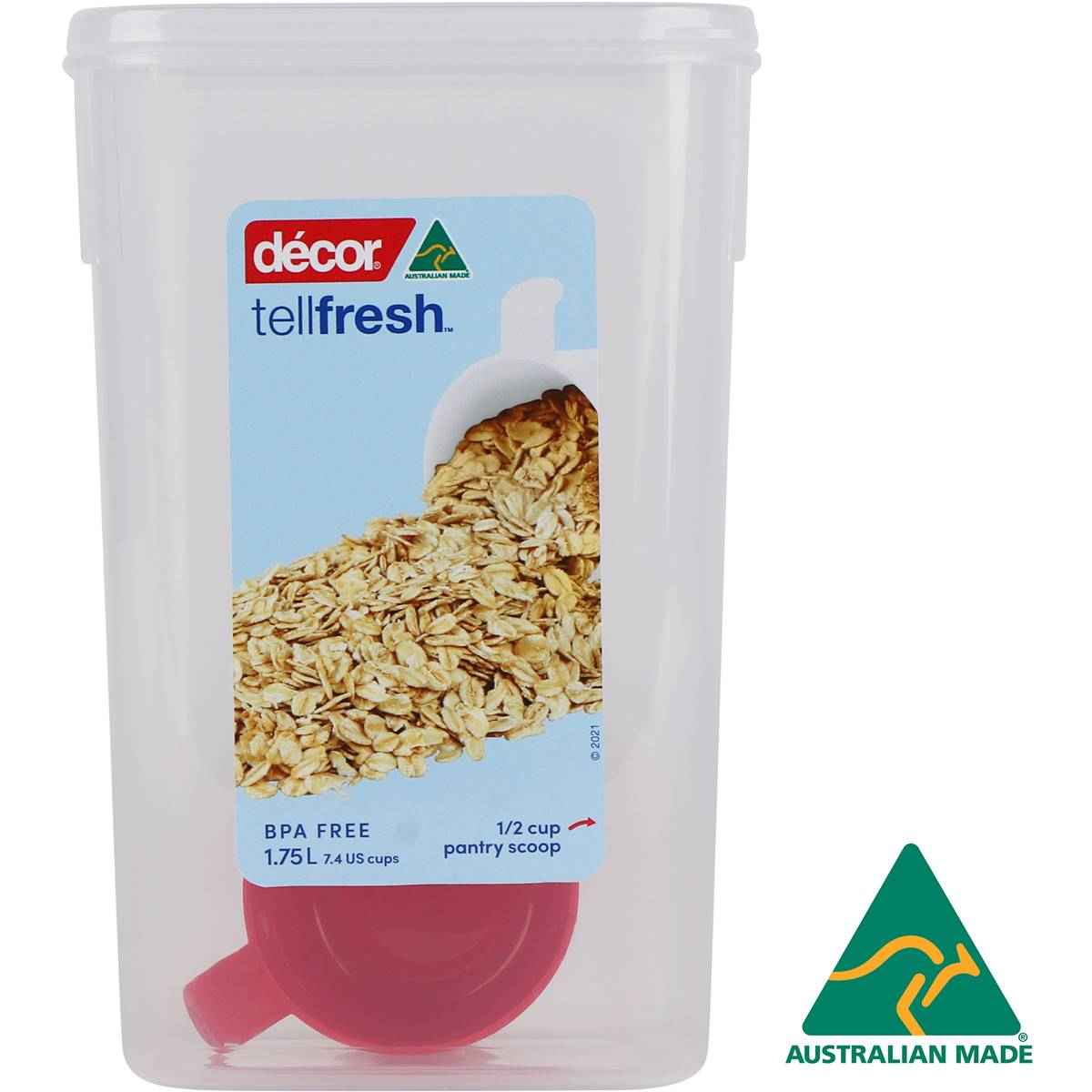 Decor Tellfresh Pantry Container Oblong 1.75L