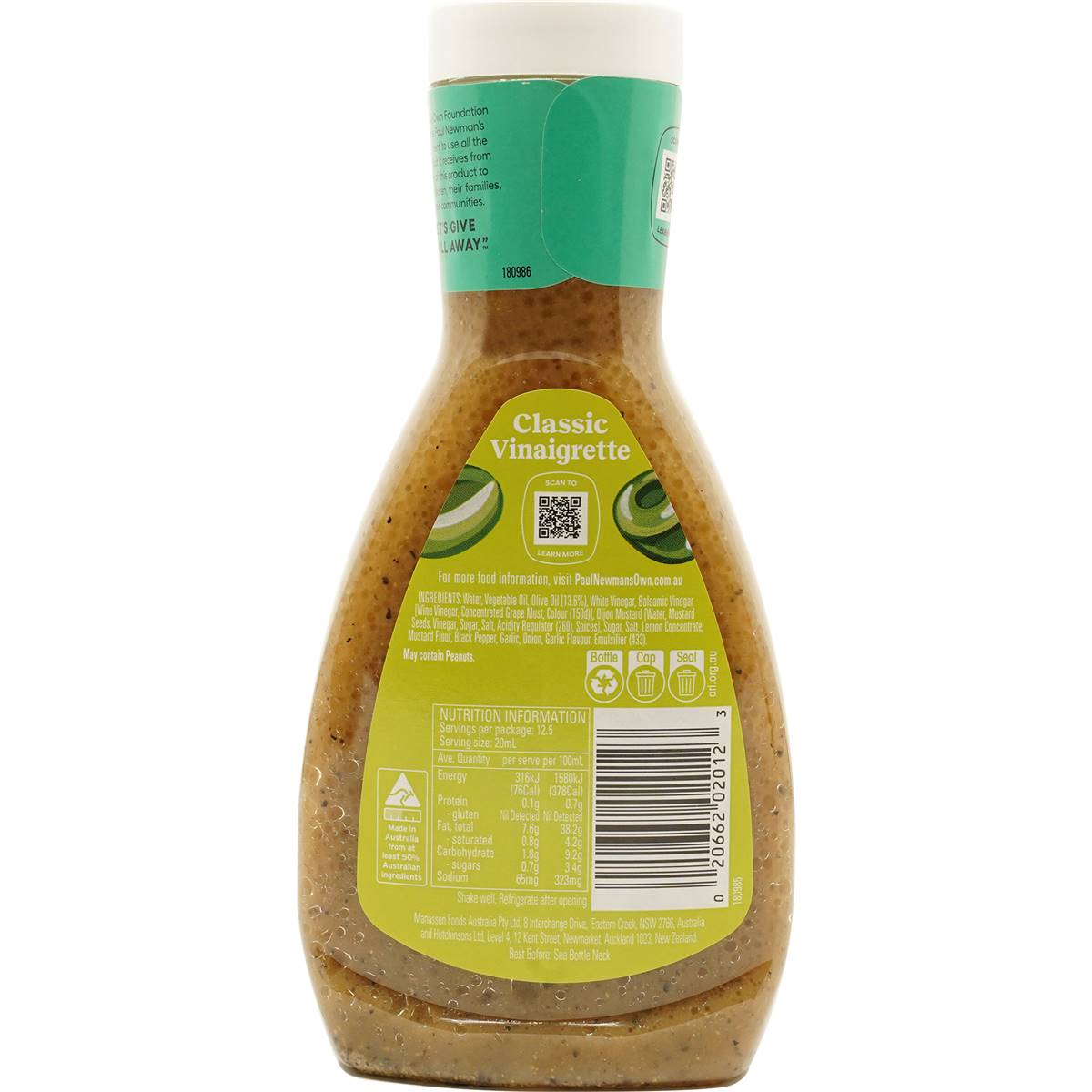 Paul Newman's Own Dressings Classic Salad 250mL
