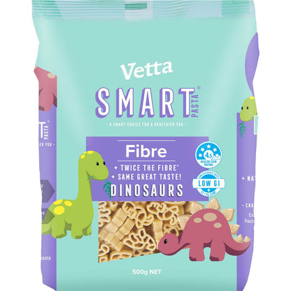Vetta Smart Fibre Dinosaur Pasta 500g