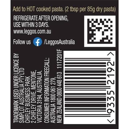 Leggo's Traditional Basil Pesto With Pecorino Cheese 190g