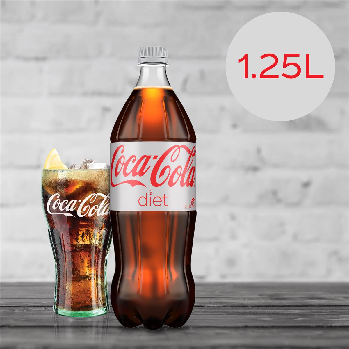Coca-Cola Diet Soft Drink Bottle 1.25l