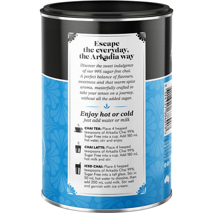 Arkadia Chai Tea Low Sugar 240g