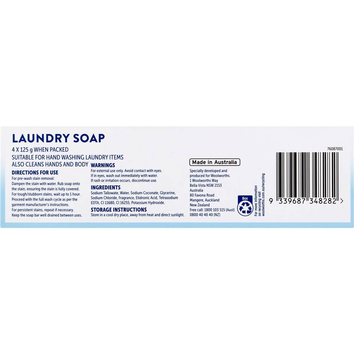 Clean Laundry Soap 4 Pack