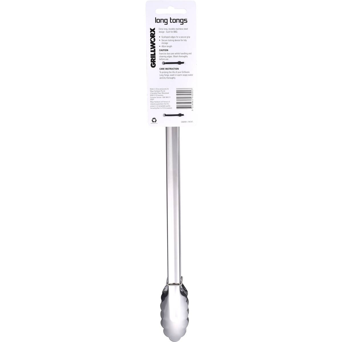 Grillworx Long Tongs 40cm Each