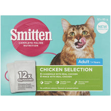 Smitten Chicken Selection Adult Wet Cat Food 12 Pack