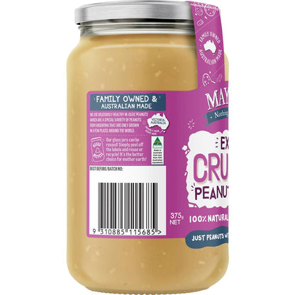 Mayver's Extra Crunchy Peanut Butter 375g
