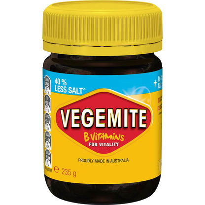 Vegemite Salt Reduced 40% Less Salt 235g