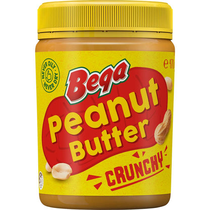 Bega Peanut Butter Crunchy 470g