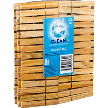 Clean Wooden Peg 60 Pack